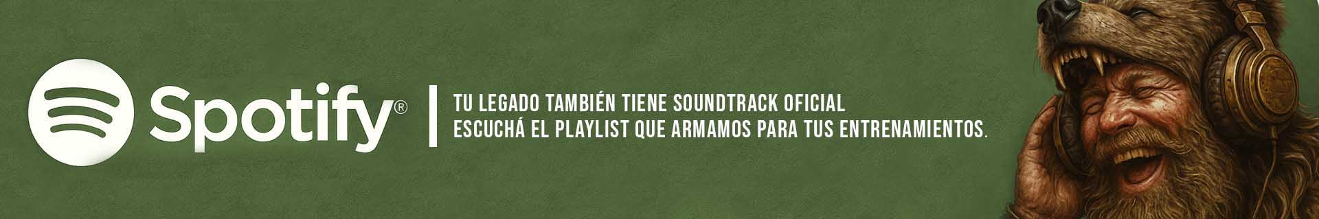 Escuchar nuestra playlist en Spotify
